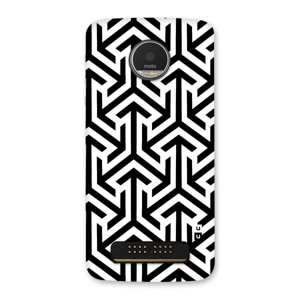 Abstract Triple Arrows Back Case for Moto Z Play