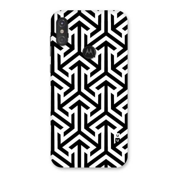 Abstract Triple Arrows Back Case for Motorola One Power