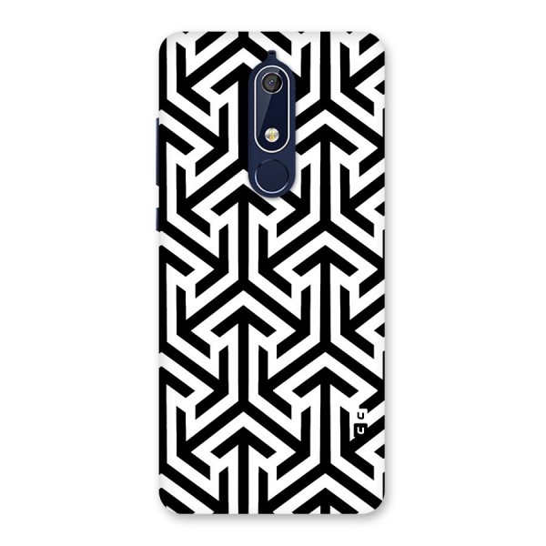 Abstract Triple Arrows Back Case for Nokia 5.1