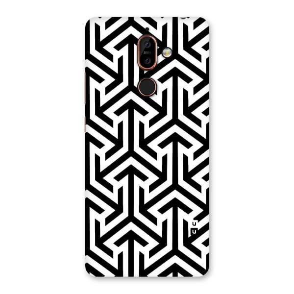 Abstract Triple Arrows Back Case for Nokia 7 Plus