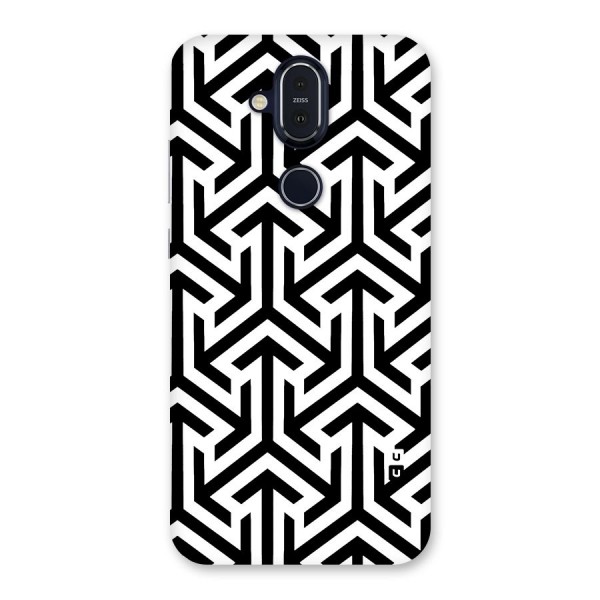 Abstract Triple Arrows Back Case for Nokia 8.1