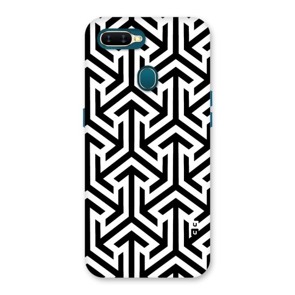 Abstract Triple Arrows Back Case for Oppo A11k