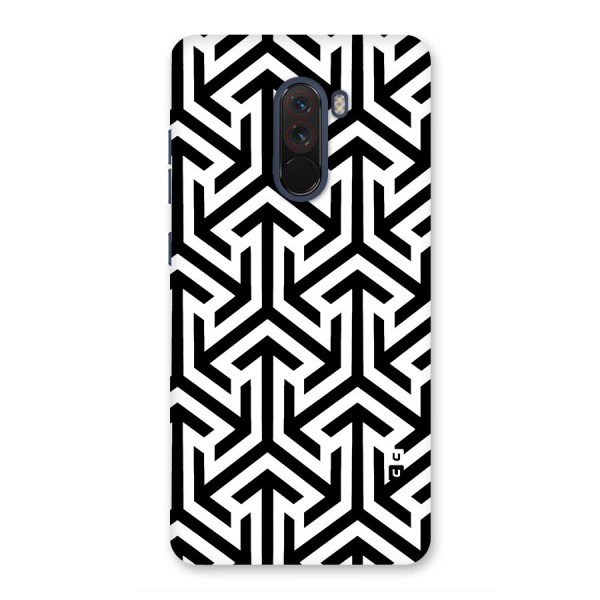 Abstract Triple Arrows Glass Back Case for Poco F1