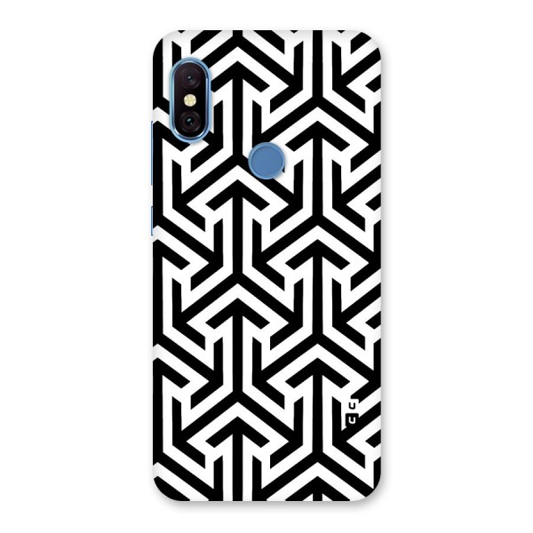 Abstract Triple Arrows Back Case for Redmi Note 6 Pro