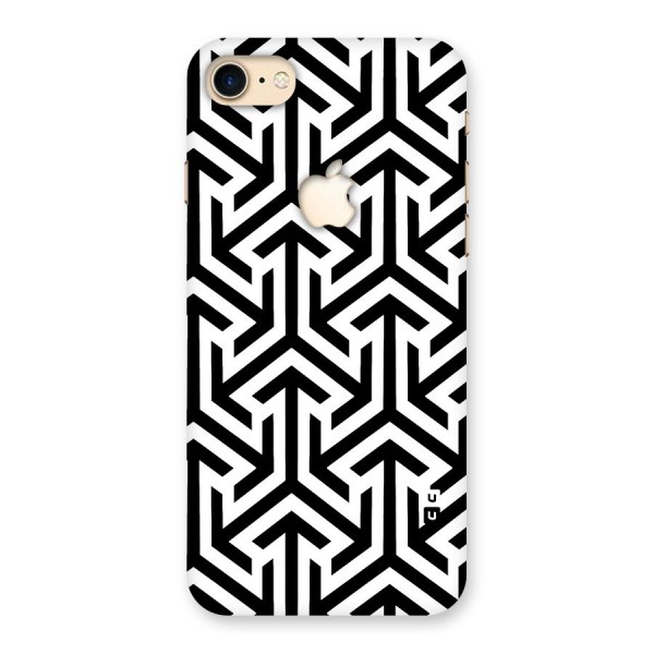 Abstract Triple Arrows Back Case for iPhone 7 Apple Cut