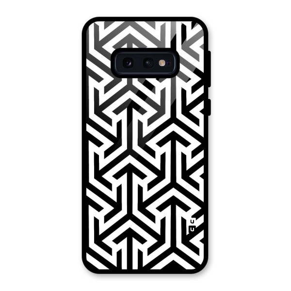 Abstract Triple Arrows Glass Back Case for Galaxy S10e