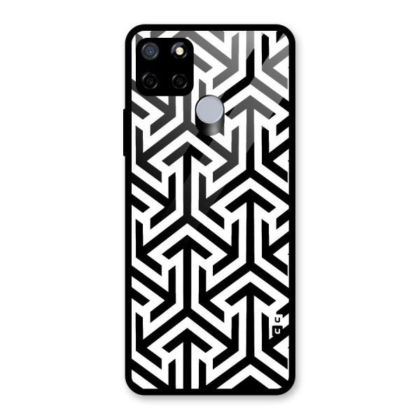 Abstract Triple Arrows Glass Back Case for Realme C12