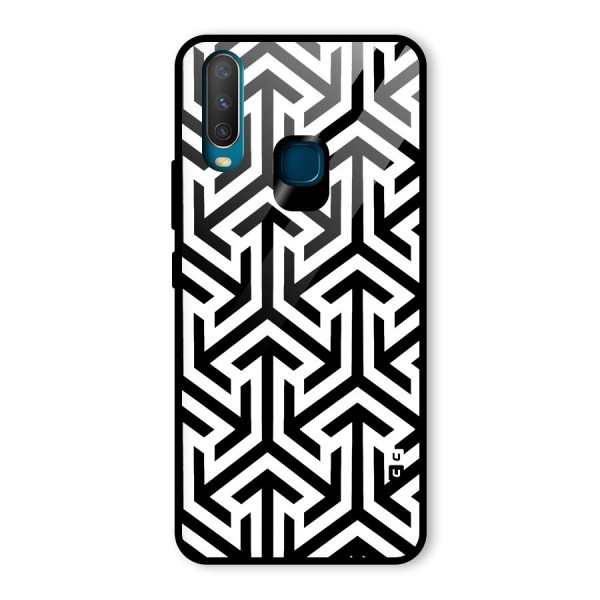 Abstract Triple Arrows Glass Back Case for Vivo Y15