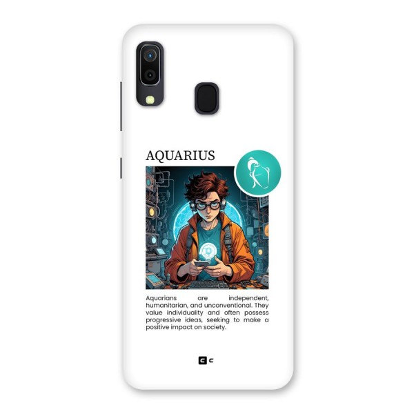 Admire Aquarius Back Case for Galaxy A30