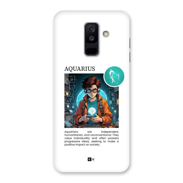 Admire Aquarius Back Case for Galaxy A6 Plus