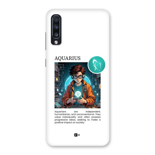 Admire Aquarius Back Case for Galaxy A70s