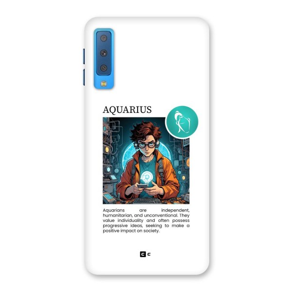 Admire Aquarius Back Case for Galaxy A7 (2018)