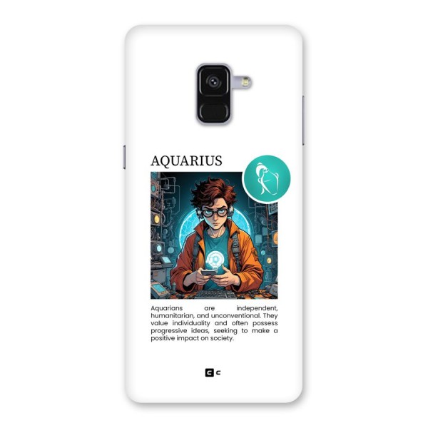 Admire Aquarius Back Case for Galaxy A8 Plus