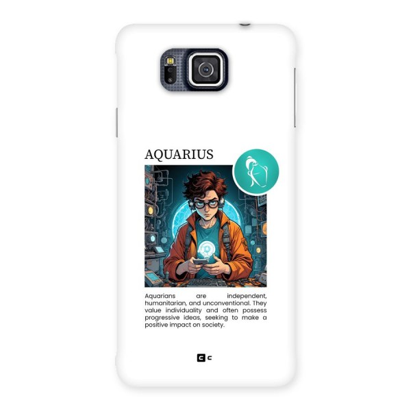 Admire Aquarius Back Case for Galaxy Alpha