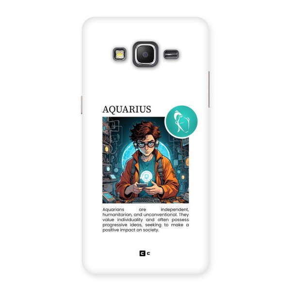 Admire Aquarius Back Case for Galaxy Grand Prime