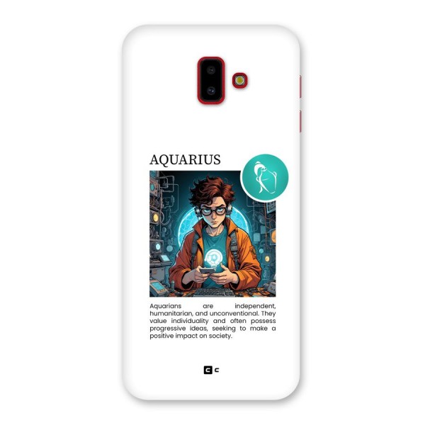 Admire Aquarius Back Case for Galaxy J6 Plus