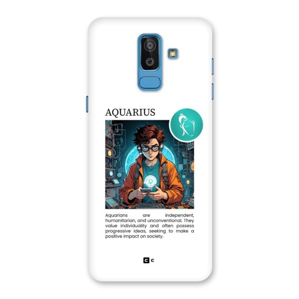 Admire Aquarius Back Case for Galaxy J8