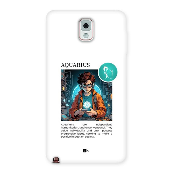 Admire Aquarius Back Case for Galaxy Note 3