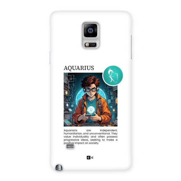 Admire Aquarius Back Case for Galaxy Note 4