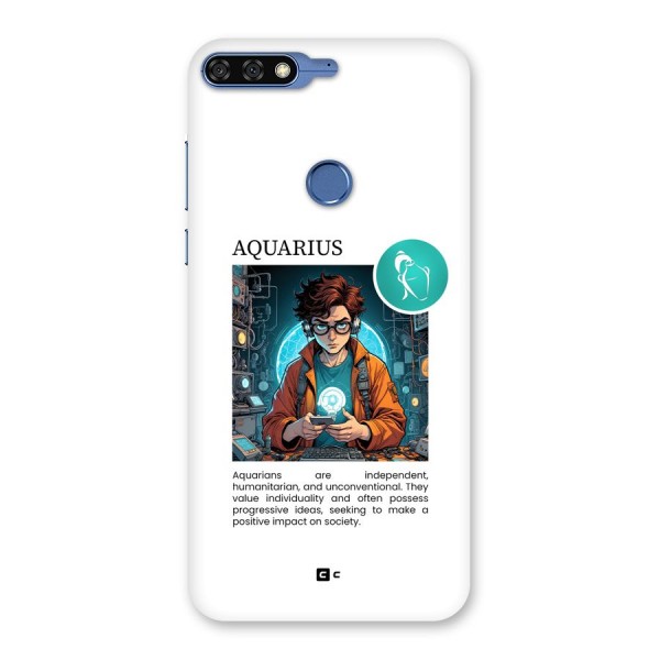 Admire Aquarius Back Case for Honor 7C