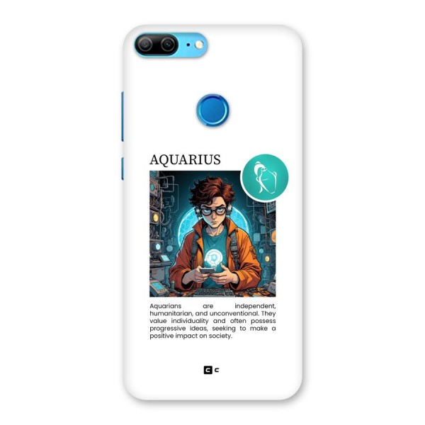 Admire Aquarius Back Case for Honor 9 Lite