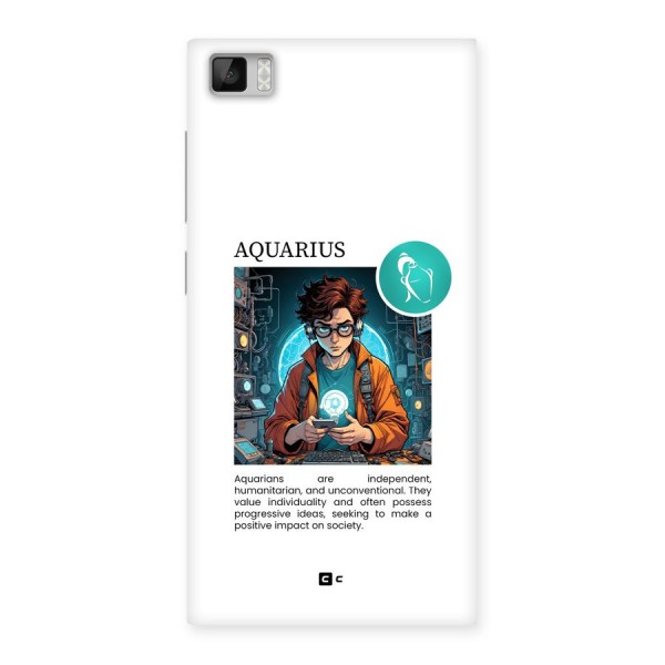 Admire Aquarius Back Case for Mi3