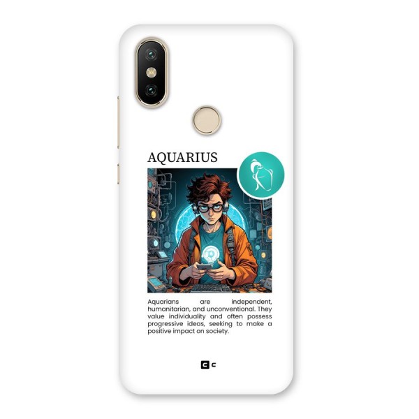 Admire Aquarius Back Case for Mi A2