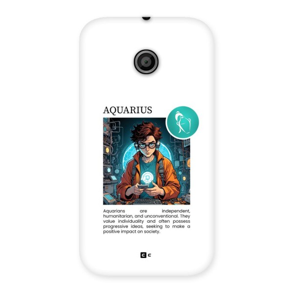 Admire Aquarius Back Case for Moto E