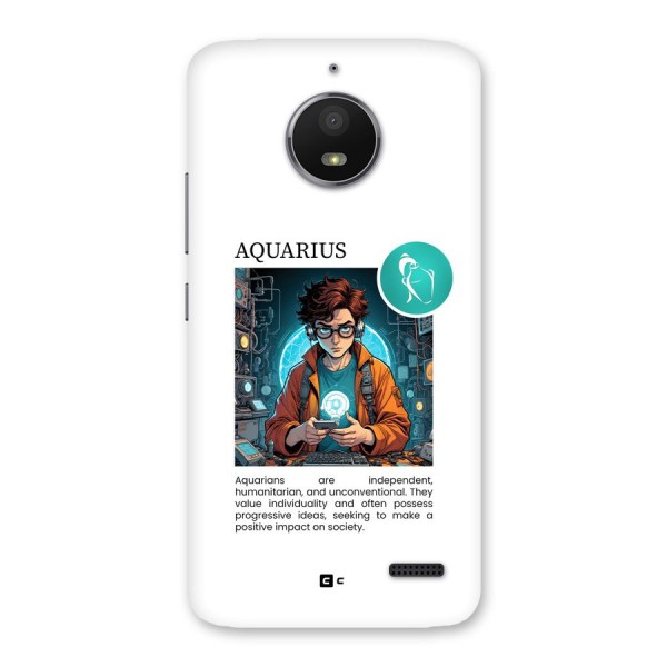 Admire Aquarius Back Case for Moto E4