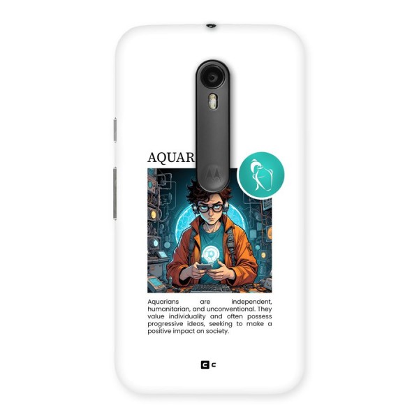 Admire Aquarius Back Case for Moto G3