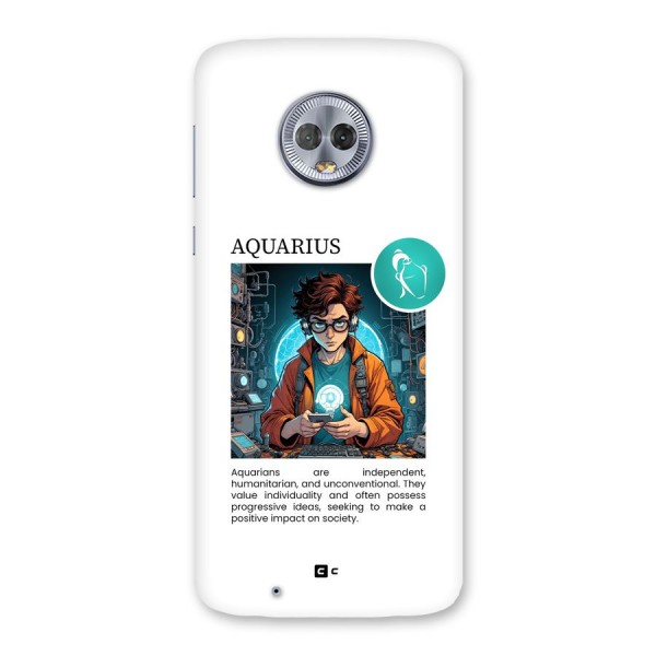 Admire Aquarius Back Case for Moto G6