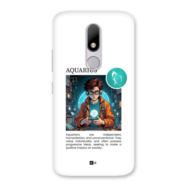 Admire Aquarius Back Case for Moto M