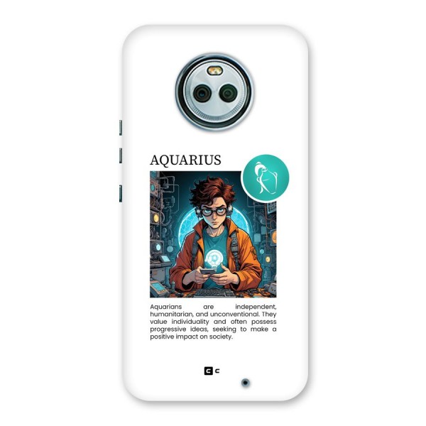 Admire Aquarius Back Case for Moto X4