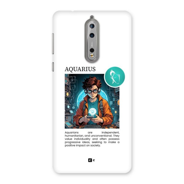 Admire Aquarius Back Case for Nokia 8