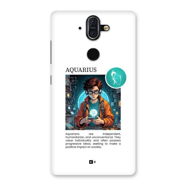 Admire Aquarius Back Case for Nokia 8 Sirocco