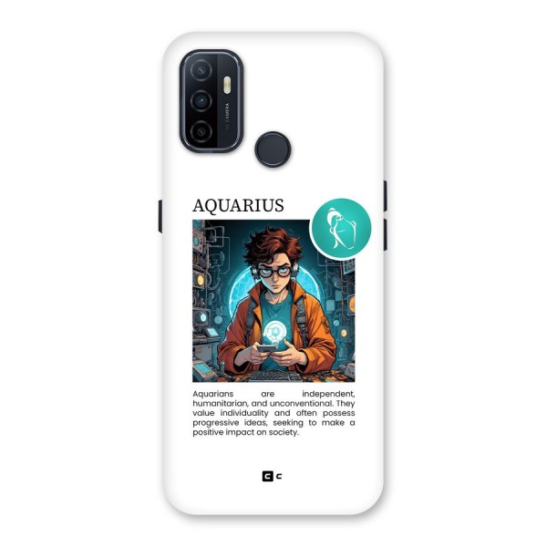 Admire Aquarius Back Case for Oppo A33 (2020)