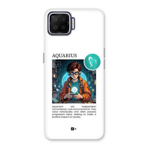 Admire Aquarius Back Case for Oppo F17