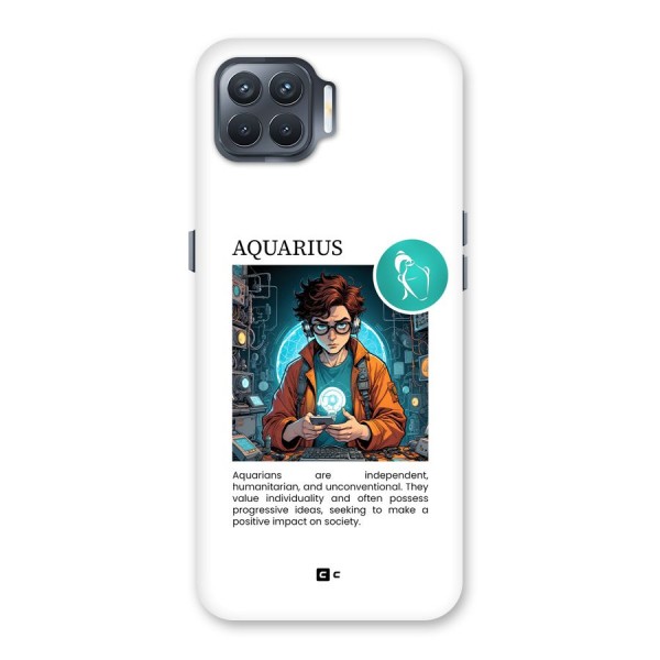 Admire Aquarius Back Case for Oppo F17 Pro