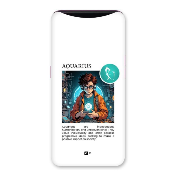 Admire Aquarius Back Case for Oppo Find X