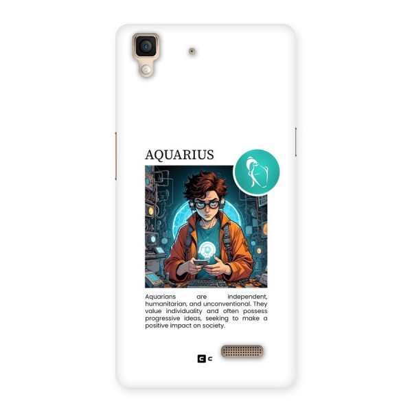 Admire Aquarius Back Case for Oppo R7