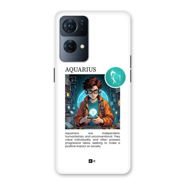 Admire Aquarius Back Case for Oppo Reno7 Pro 5G