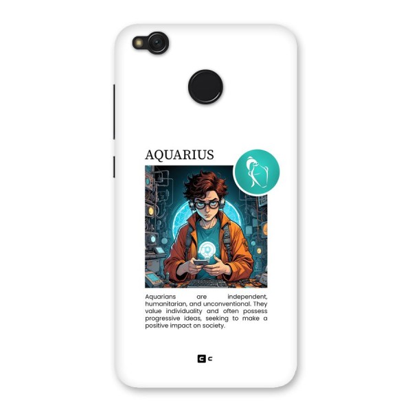 Admire Aquarius Back Case for Redmi 4