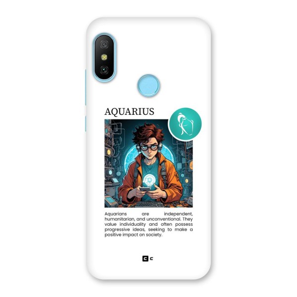 Admire Aquarius Back Case for Redmi 6 Pro