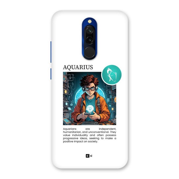 Admire Aquarius Back Case for Redmi 8