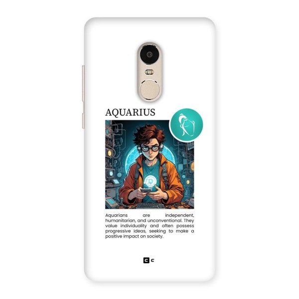 Admire Aquarius Back Case for Redmi Note 4