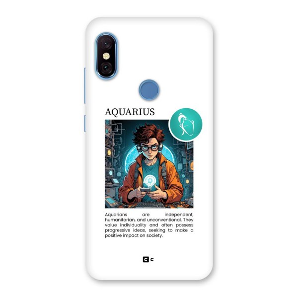 Admire Aquarius Back Case for Redmi Note 6 Pro