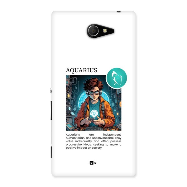 Admire Aquarius Back Case for Xperia M2