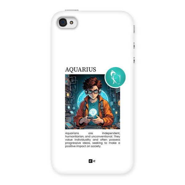 Admire Aquarius Back Case for iPhone 4 4s