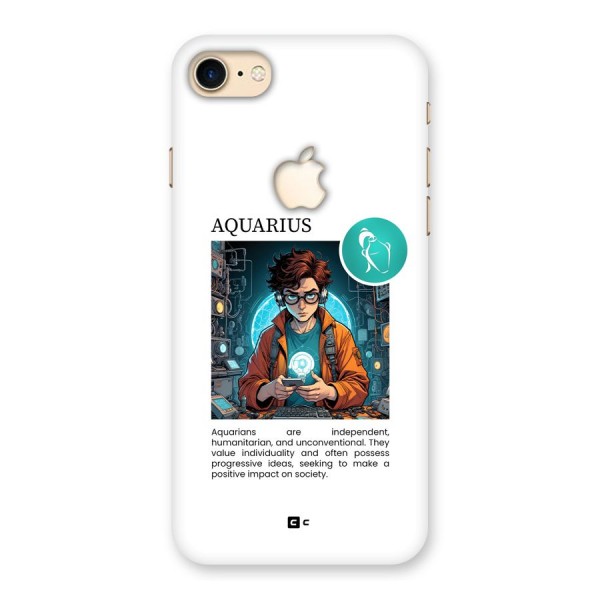 Admire Aquarius Back Case for iPhone 7 Apple Cut