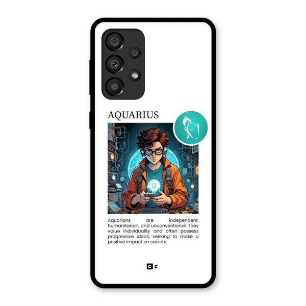 Admire Aquarius Glass Back Case for Galaxy A33 5G